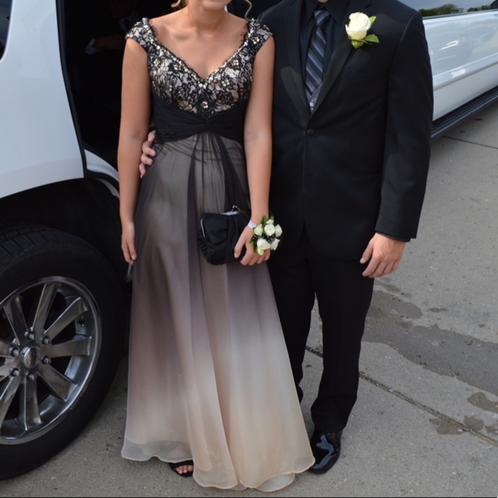 Neutral Prom Dress